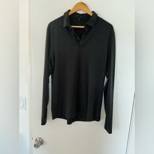 Lululemon Mens Evolution Black Polo